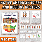 Native American Heritage Month Tribes and Regions Map Post