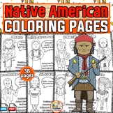Native American Heritage Month coloring pages | indian ame