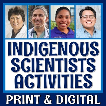 Preview of Native American Heritage Month for Science Activity Indigenous Scientists