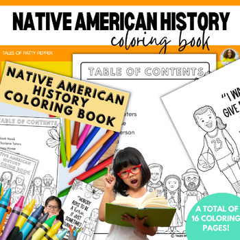 Preview of Native American History:  Influential Leaders Coloring Book