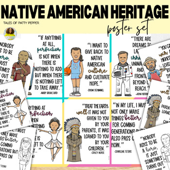 Preview of Native American History: Quote Poster Set