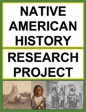 Native American History Research Project | Printable & Digital