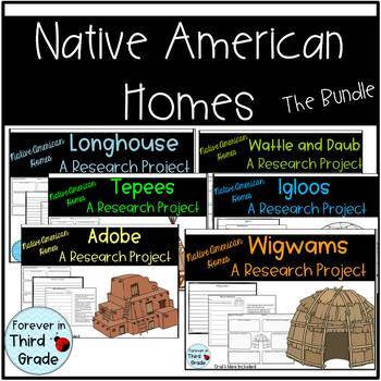 Preview of Native American Homes Bundle
