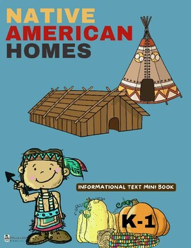 Preview of Native American Homes Poster Mini Book k-1