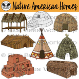 Native American Housing Clip Art