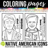 Native American Icons Coloring Pages | Native American Ind