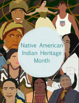 Preview of Native American Indian Heritage Month Code Breakers Multiplication Bundle