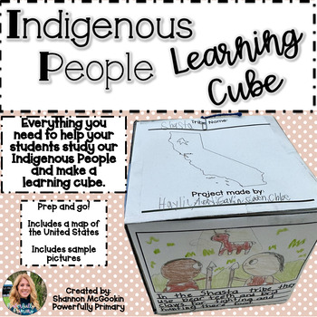 Preview of Native American | Indigenous People Learning Cube