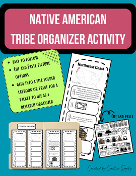 Preview of Native American Tribe Organizer Activity CKLA 3rd Grade Unit 8 Supplement