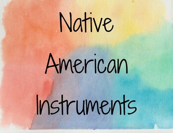 Preview of Native American Instruments Posters