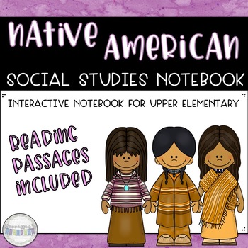 Preview of Native American Interactive Notebook with Reading Passages