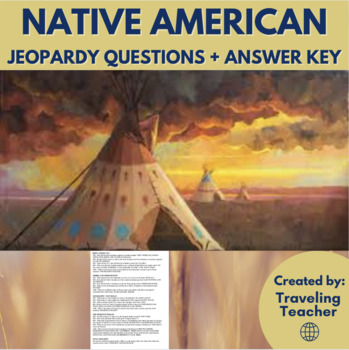Preview of Native American Jeopardy: Assessment Review