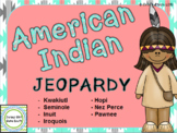 American Indian Jeopardy Review Game - Native American