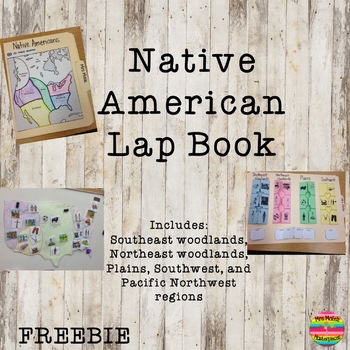 Preview of Native American Regions Lap Book