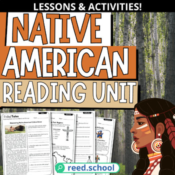 Preview of Native American Lessons: Reading Comprehension Unit Passages | Grades 4-6
