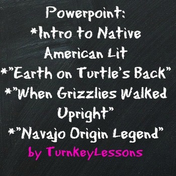 Preview of Native American Lit Intro + Origin Myths PPT (Prezi also included)