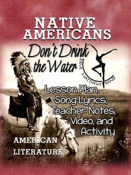 Preview of Native American Literature: Lessons, Lyrics, Teacher Notes, Video, and Activity