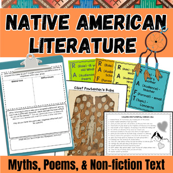 Preview of Native American Literature Unit: Poems, Myths, Non-fiction