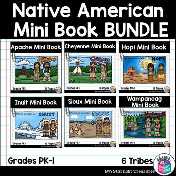 Preview of Native American Mini Book Bundle #1- Sioux, Hopi, Apache, Cheyenne, Inuit