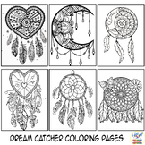 Native American Month Dream Catcher Coloring Pages, Indige