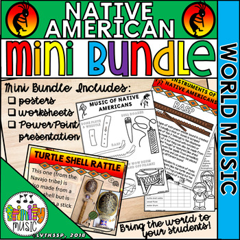 Preview of Native American Music Mini Bundle (World Music)