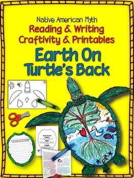Preview of Native American Myth: Earth on Turtle's Back Craftivity and Printables