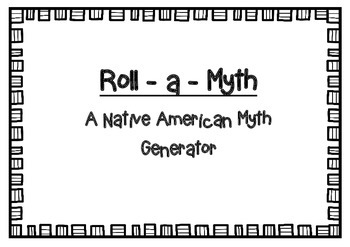 Native American Myth Generator Game Narrative Story Writing