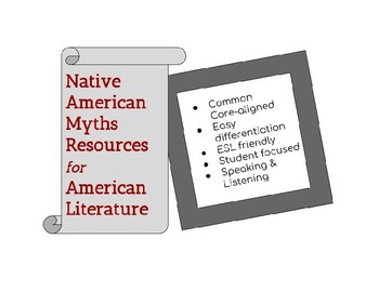 Preview of Native American Myths Resources
