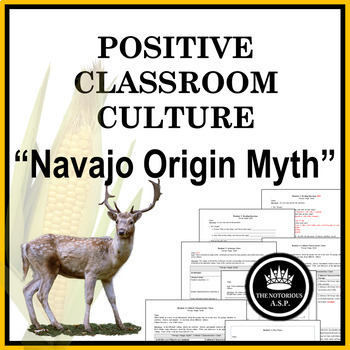 Preview of Navajo Origin Myth & Establish Positive Classroom Culture for Distance Learning