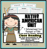 Native American Passages Common Core Aligned PDF and/or Google Slides™ READY