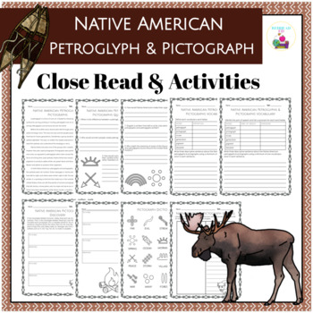 Preview of Native American Petroglyphs and Pictographs - Text & Activities