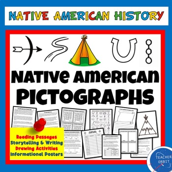 Preview of Native American Pictograph Activity | Reading, Writing & Drawing Lessons