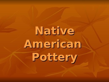 Native American Pottery by MARVELOUS MATERIALS | TpT