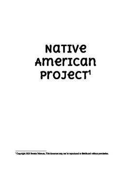 Preview of Native American Project