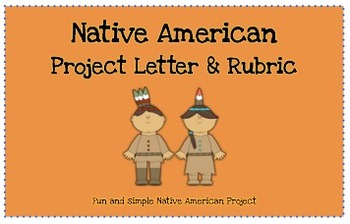 Preview of Native American Project Letter