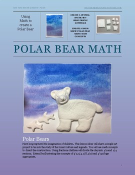 Preview of Native American Project- Polar Bears using Art and Math