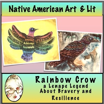 Preview of Native American Project: "Rainbow Crow"  A Lenape Legend