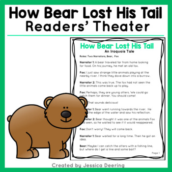 Preview of Native American Readers' Theater | How Bear Lost His Tail