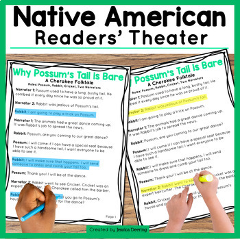 Preview of Native American Readers' Myths and Legends Theater Scripts