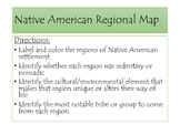 Native American Regional Map