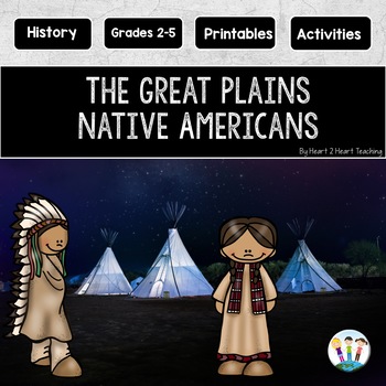 Preview of Native American Regions: Great Plains Unit Activity Worksheets Project Flipbook