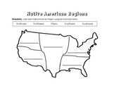 Native American Regions - Labeling a Map