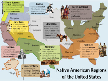 Preview of Native American Regions Map
