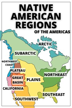 Preview of Native American Regions Map