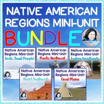 Preview of Native American Regions Mini-Unit Bundle