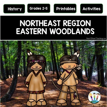 Preview of Native American Regions Northeast Region Eastern Woodlands Activities Flip Book