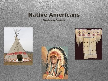 Preview of Native American Regions Powerpoint