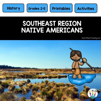Preview of Native American Regions: Southeast Region Unit Activity Worksheets Flipbook