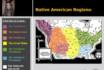 Preview of Native American Regions (for teaching & student group work) Power Point