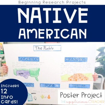 Preview of Native American Research Project Beginning Research Project